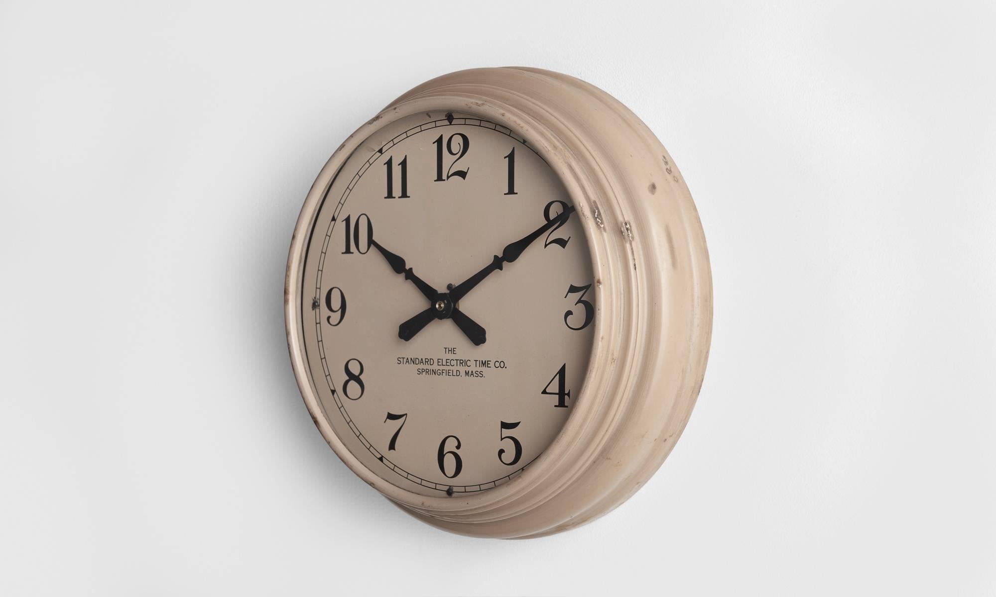 American Industrial Wall Clock, America, circa 1940