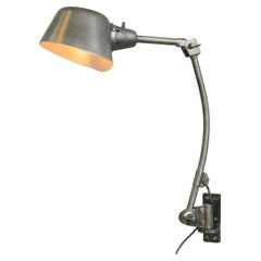 Industrial Wall Lamp by Midgard circa 1940s