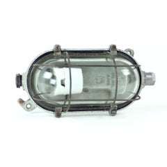 Industrial Wall Lamp in Steel, Czechoslovakia 1950s