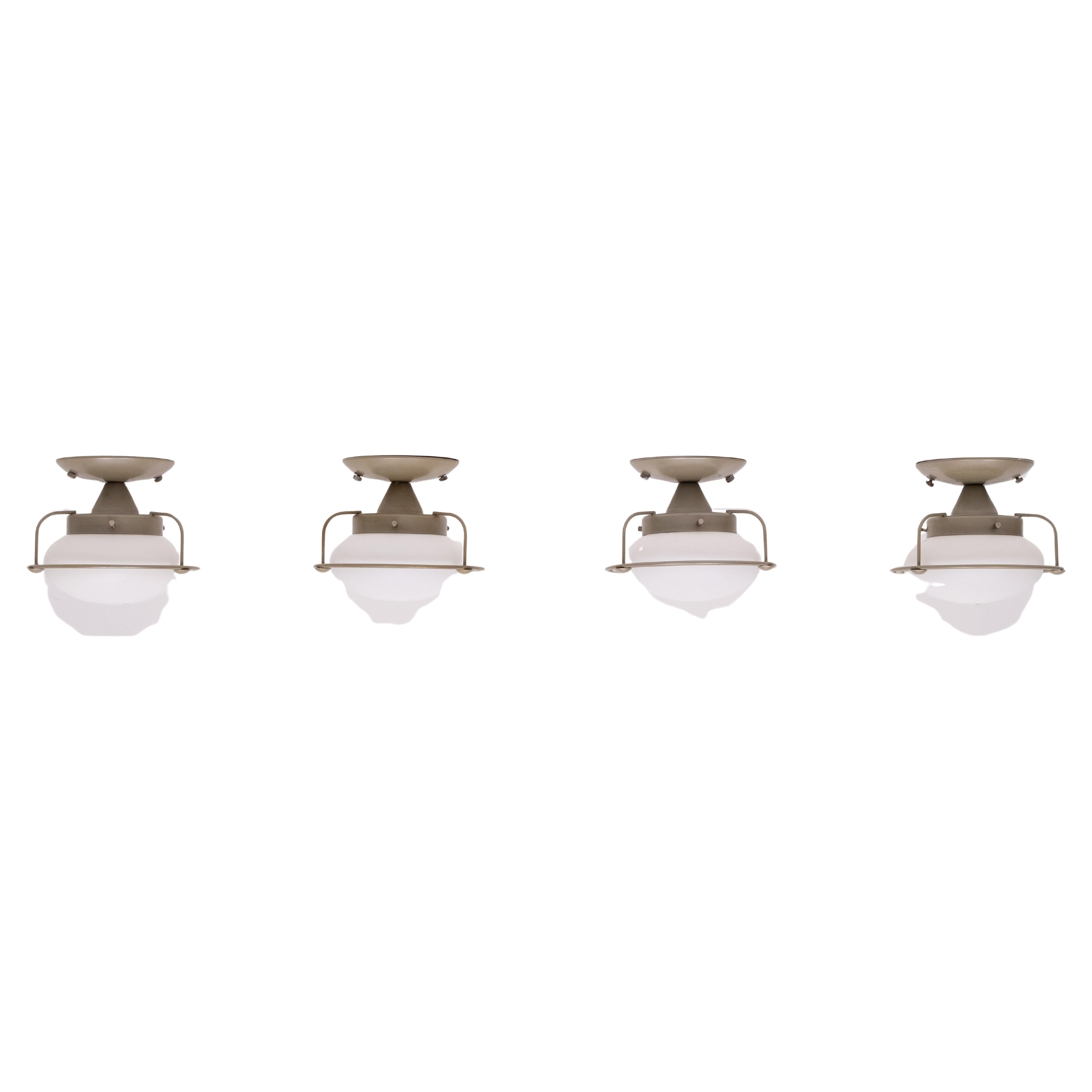 Industrial Wall or Ceiling lamps by  Steinhauwer  Germany In Good Condition For Sale In Den Haag, NL