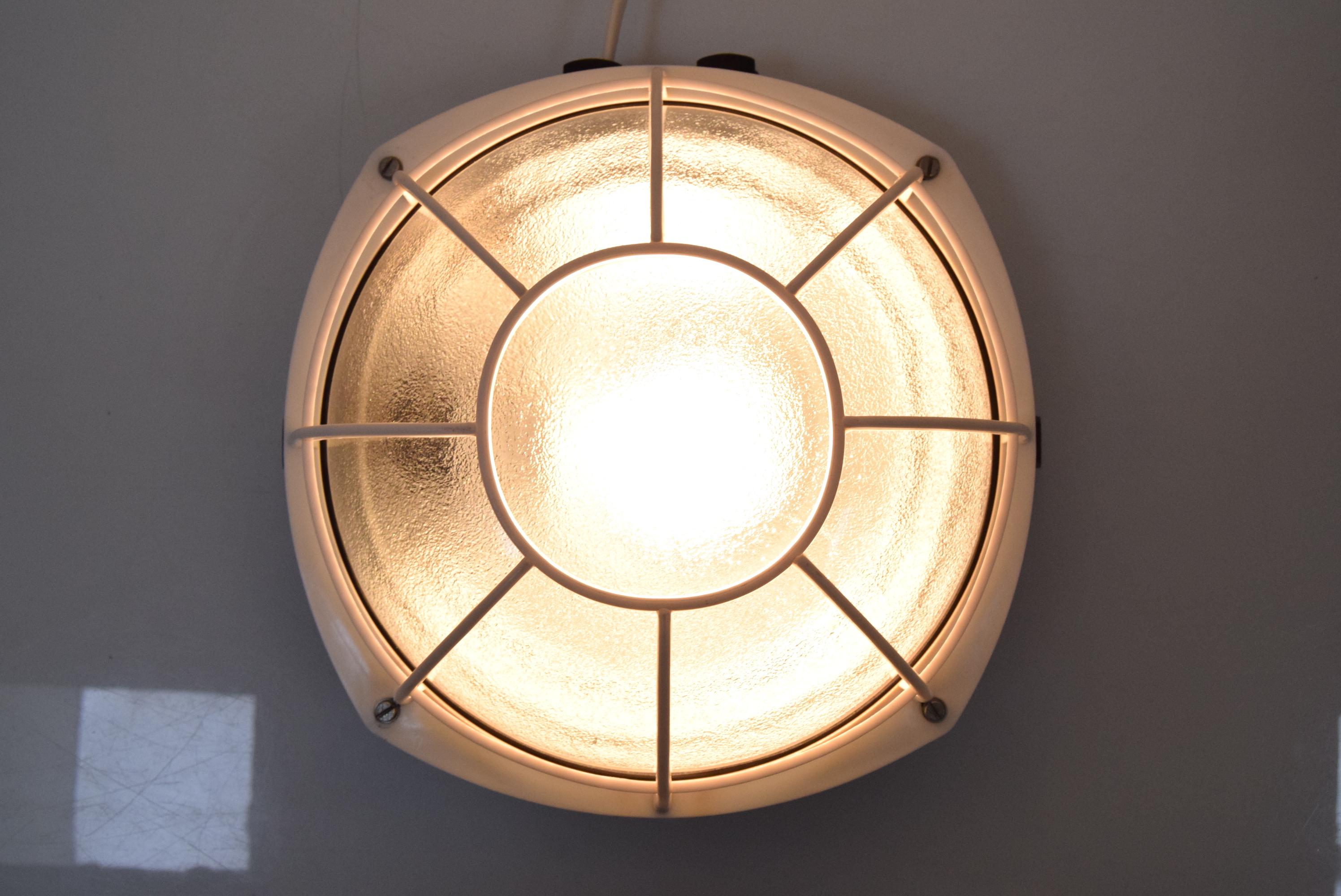 Mid-20th Century Industrial Wall or Ceiling Light, 1960's For Sale