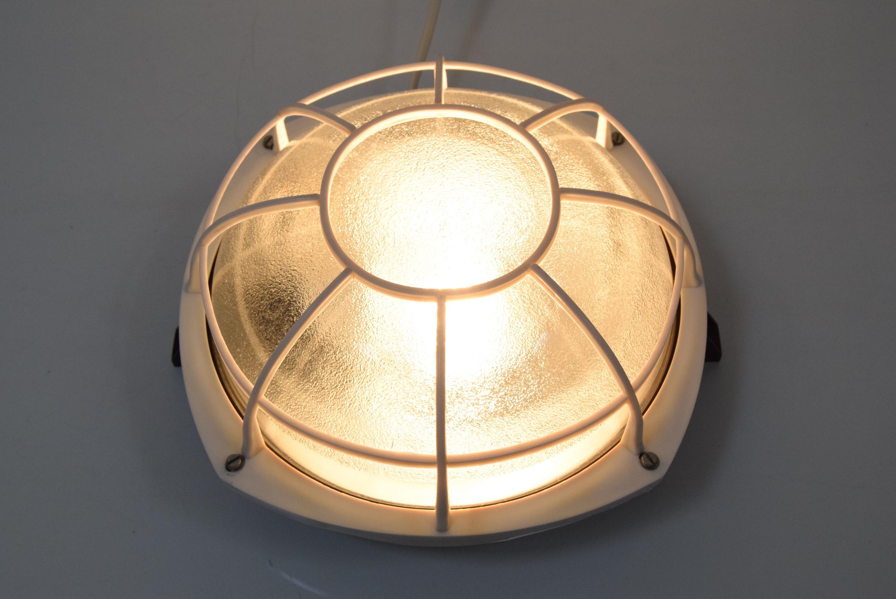 Industrial Wall or Ceiling Light, 1960's For Sale 1