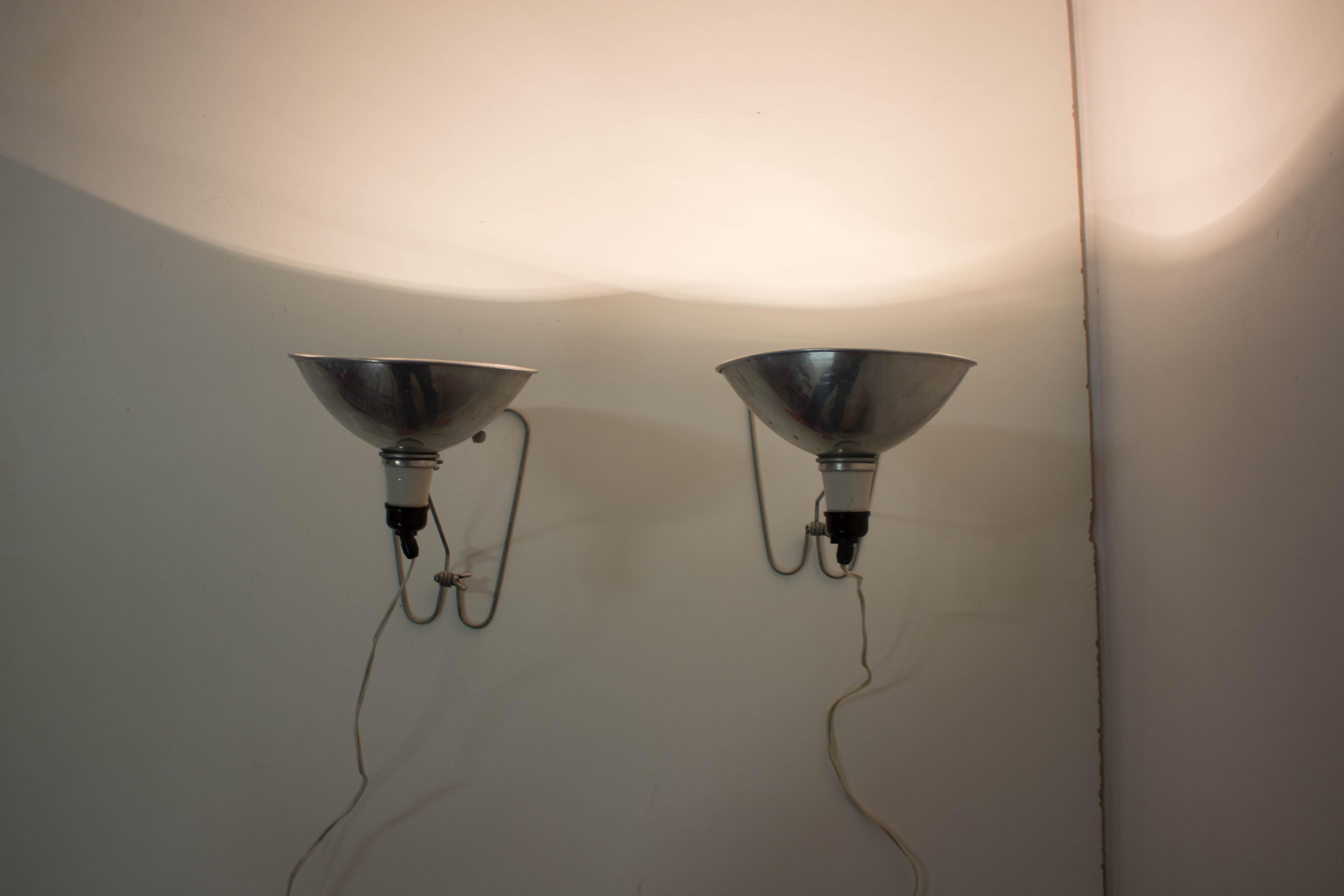 Industrial Wall or Table Lamps, Set of Two, Max 500W For Sale 1