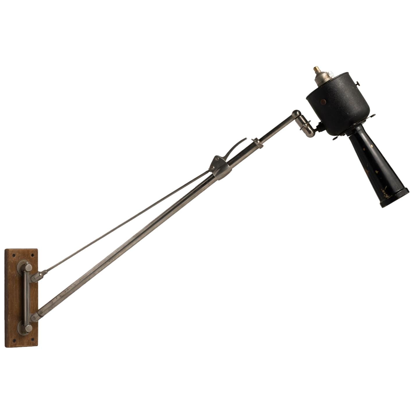 Industrial Wall Sconce by Reymand Freres & Cie, France, circa 1920