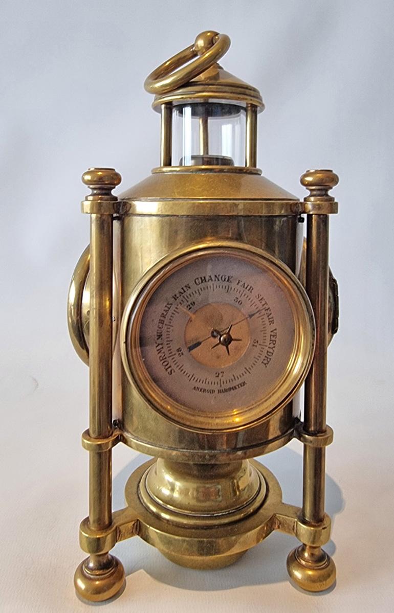 Industrielle Wetterstation Davy's Miner's Lampenuhr-Kompendium von Guilmet (Französisch)