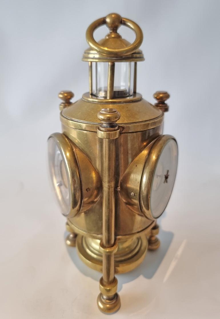Industrielle Wetterstation Davy's Miner's Lampenuhr-Kompendium von Guilmet im Zustand „Gut“ in London, GB