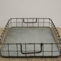 Industrial Wire Basket / Serving Tray