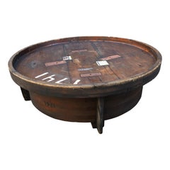 Industrial Wood Mold Coffee Table