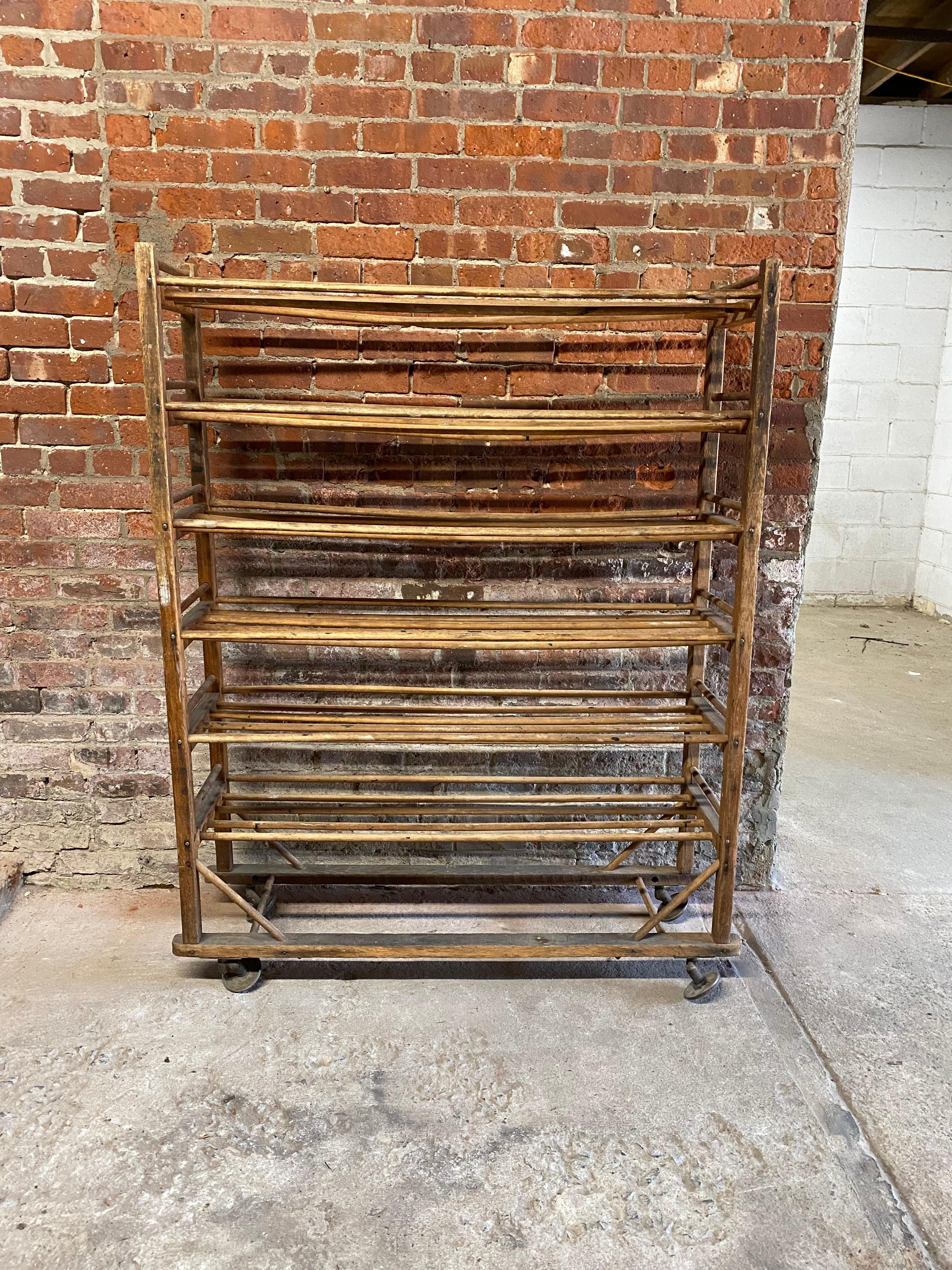 rolling industrial shelves