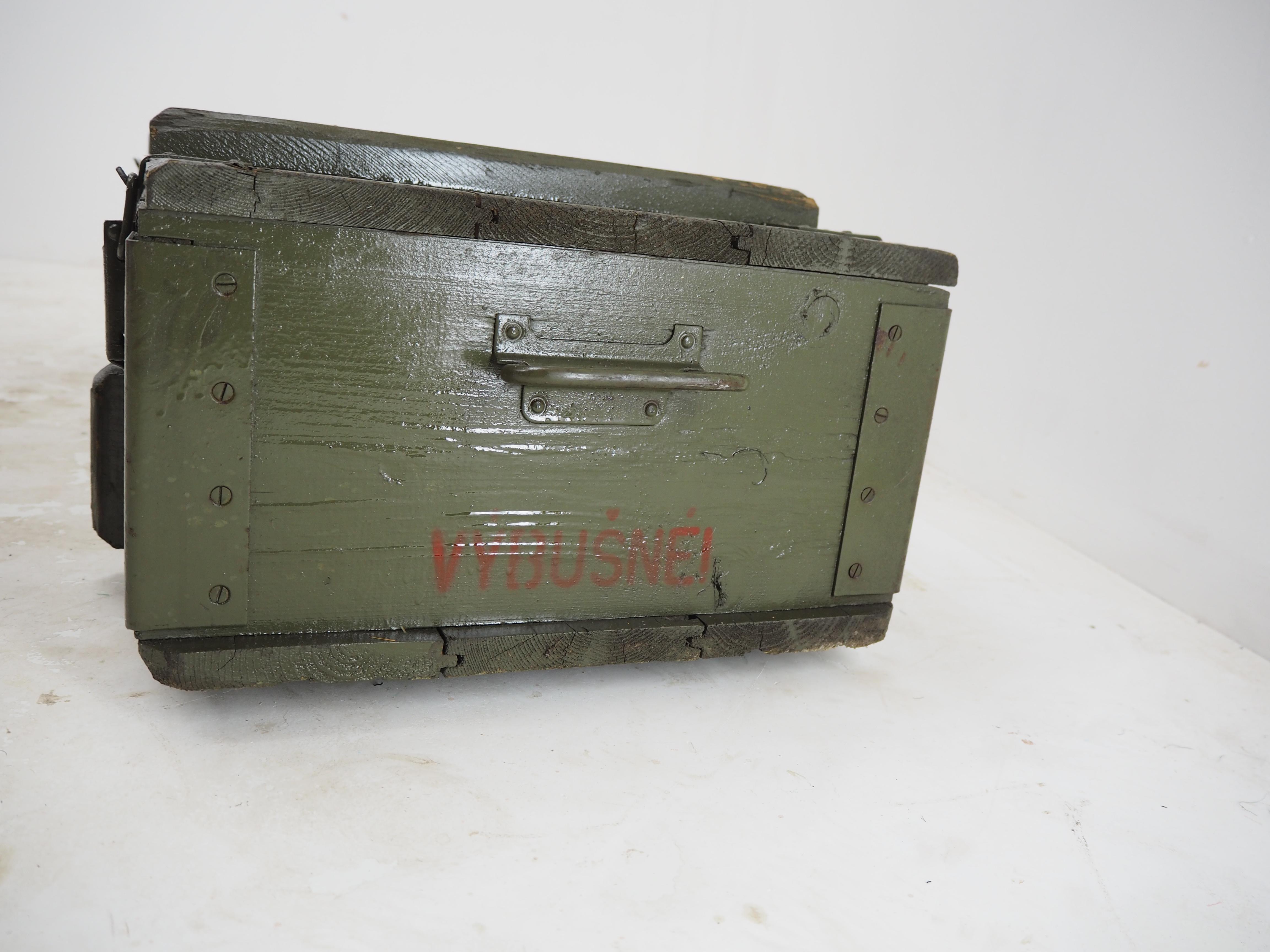 military wooden crate