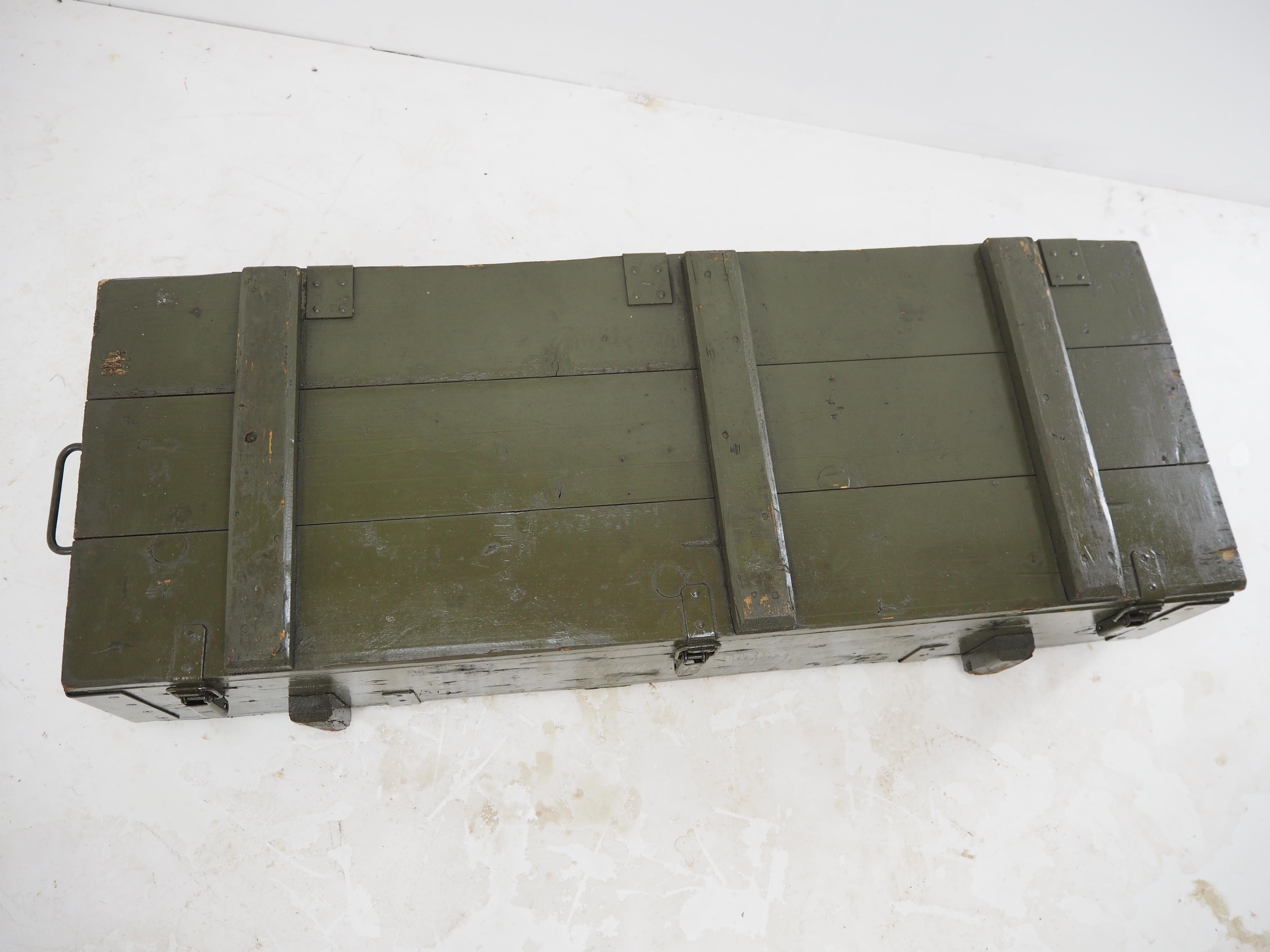 military wooden crate