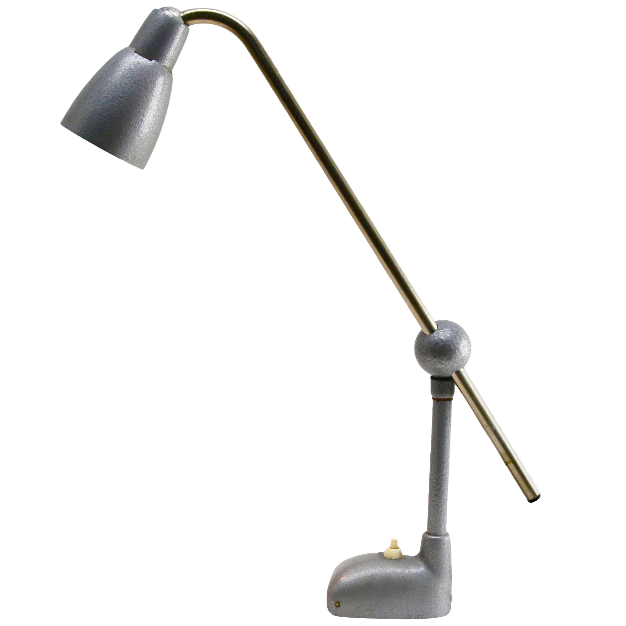 silver anglepoise lamp