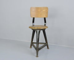 Industrial Work Stools by Ama, circa 1930s