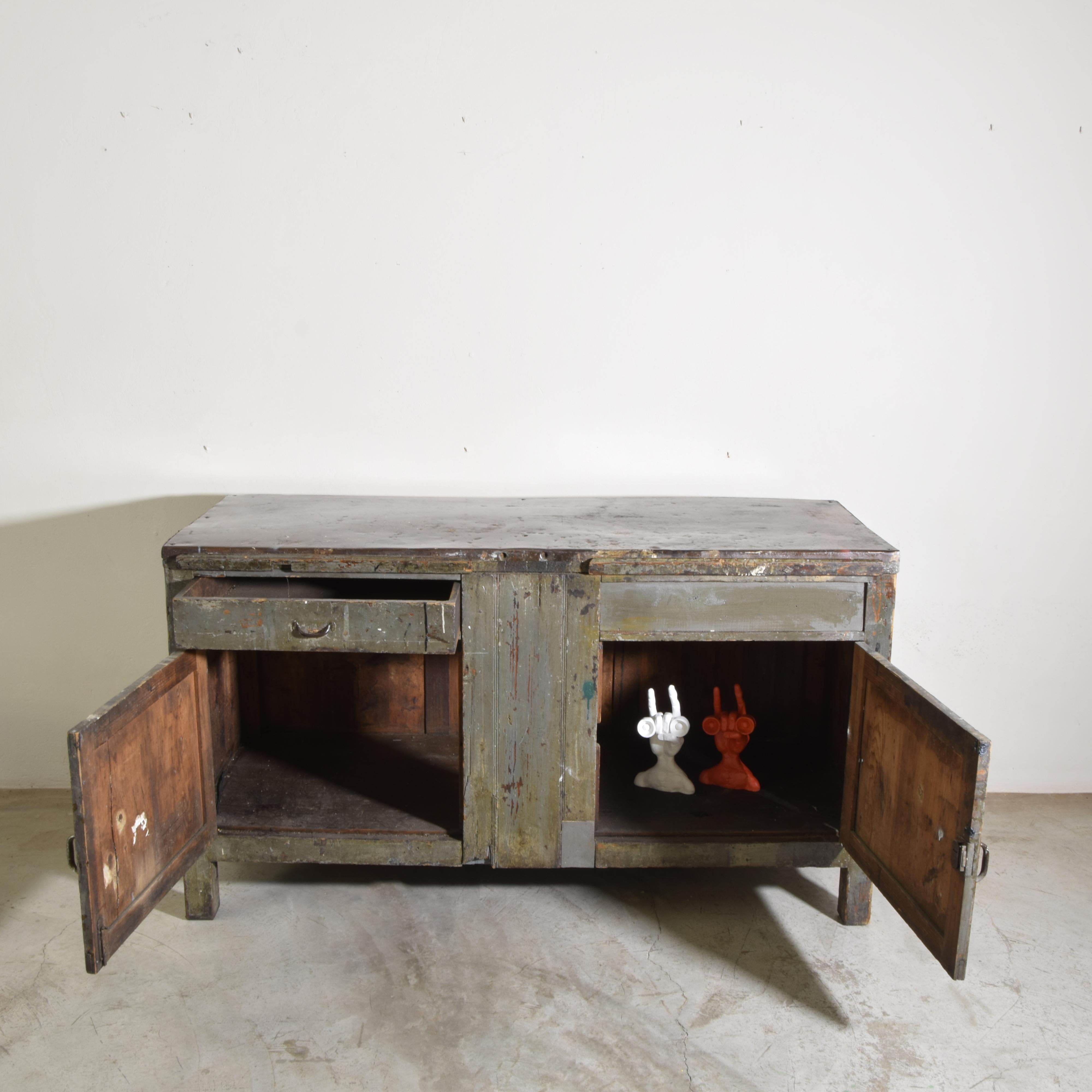 Établi industriel, années 1930 Bon état - En vente à bari, IT