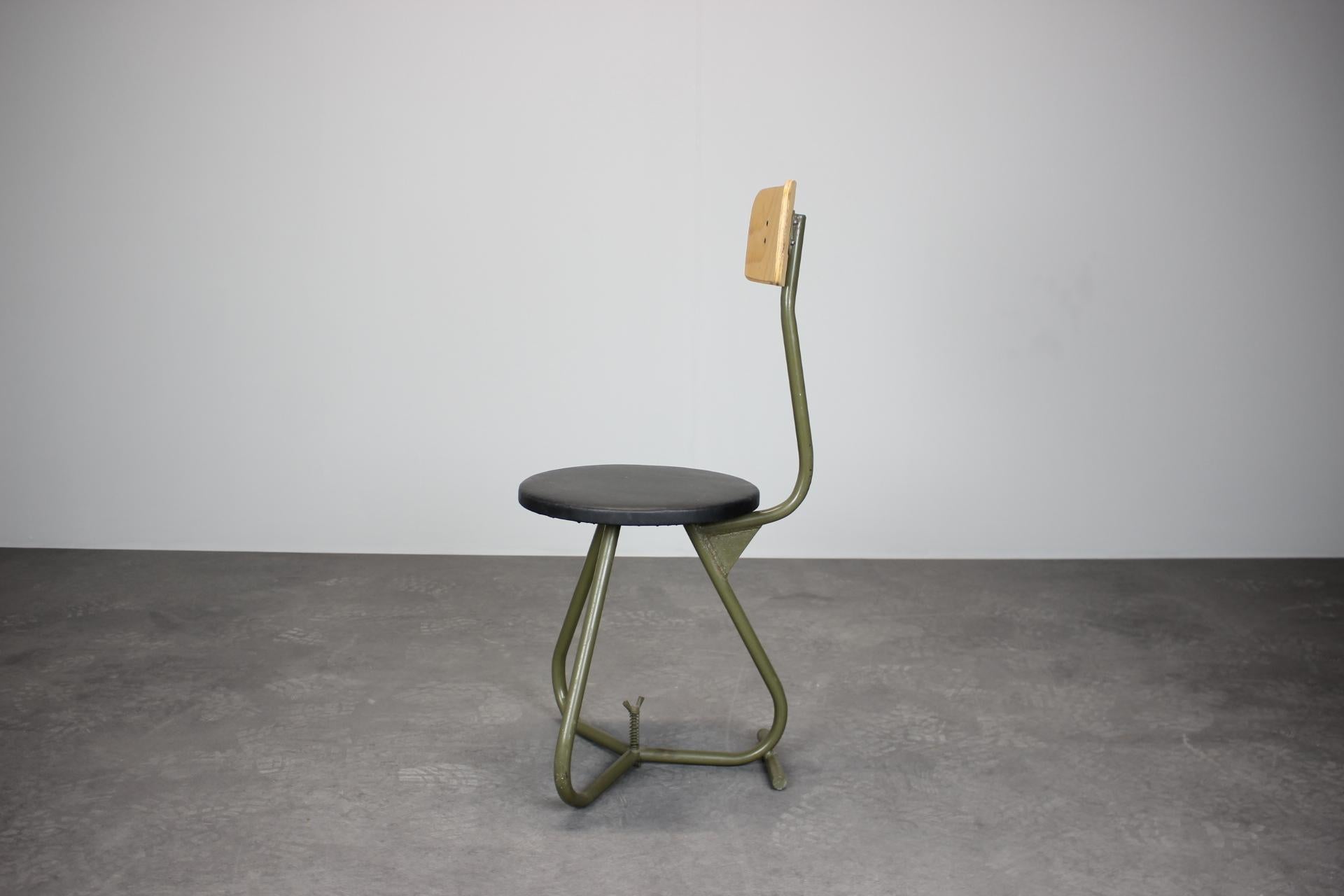 Silla de taller industrial, 1950 Moderno de mediados de siglo en venta