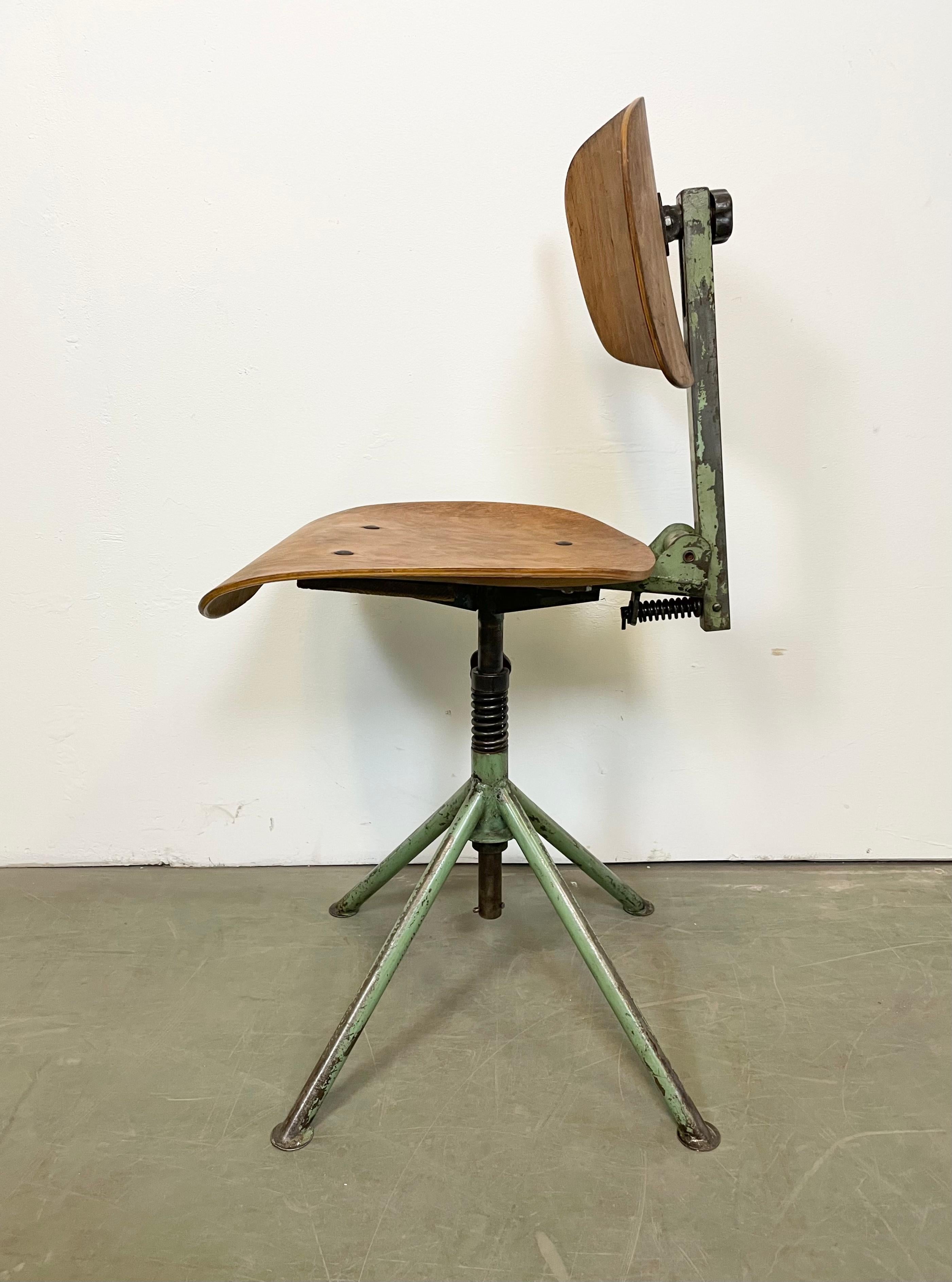 20th Century Industrial Workshop Chair, 1950s For Sale