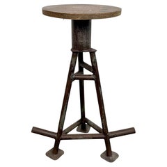 Industrieller Werkstatt-Hocker, 1960er Jahre