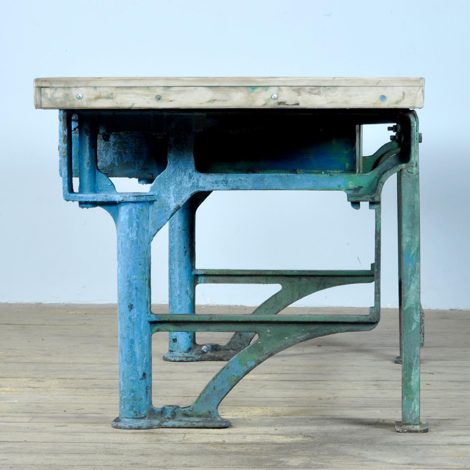 Industrial Worktable, 1940s 11