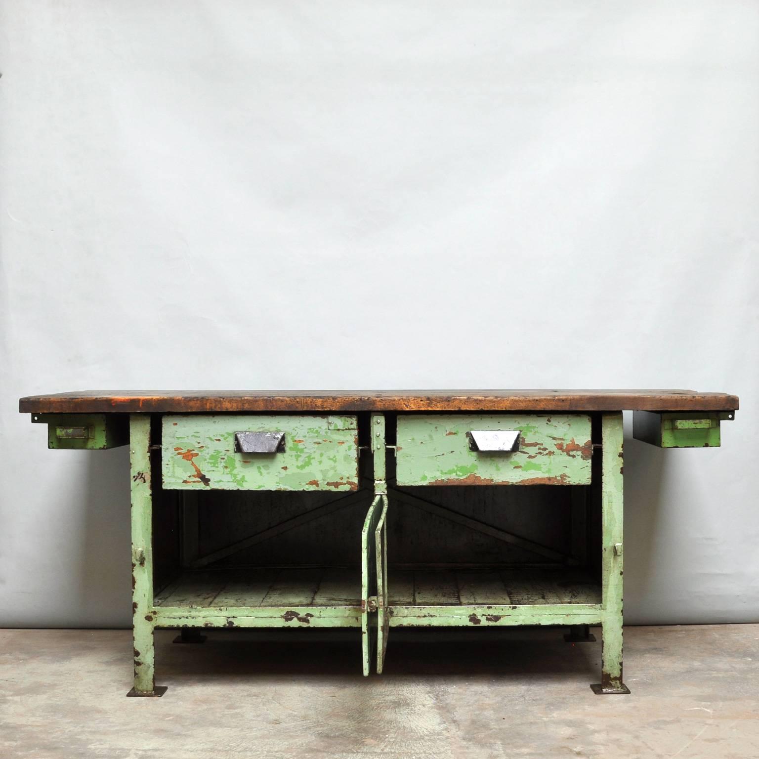 Industrial Worktable, 1950s 1