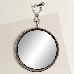 Industrial Wrought Iron Mirror