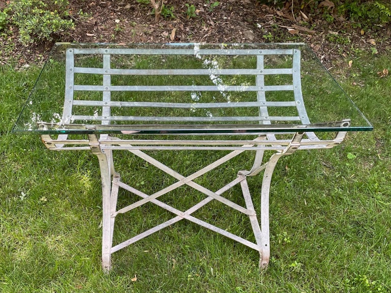 Industrial Zinc Table For Sale at 1stDibs clothes horse in french