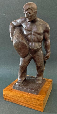 "Industry and Agriculture", Unique Pair of Bronzes Celebrating American Workers