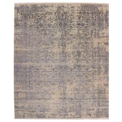 Inell, Contemporary Transitional Hand Knotted Area Rug, Sand
