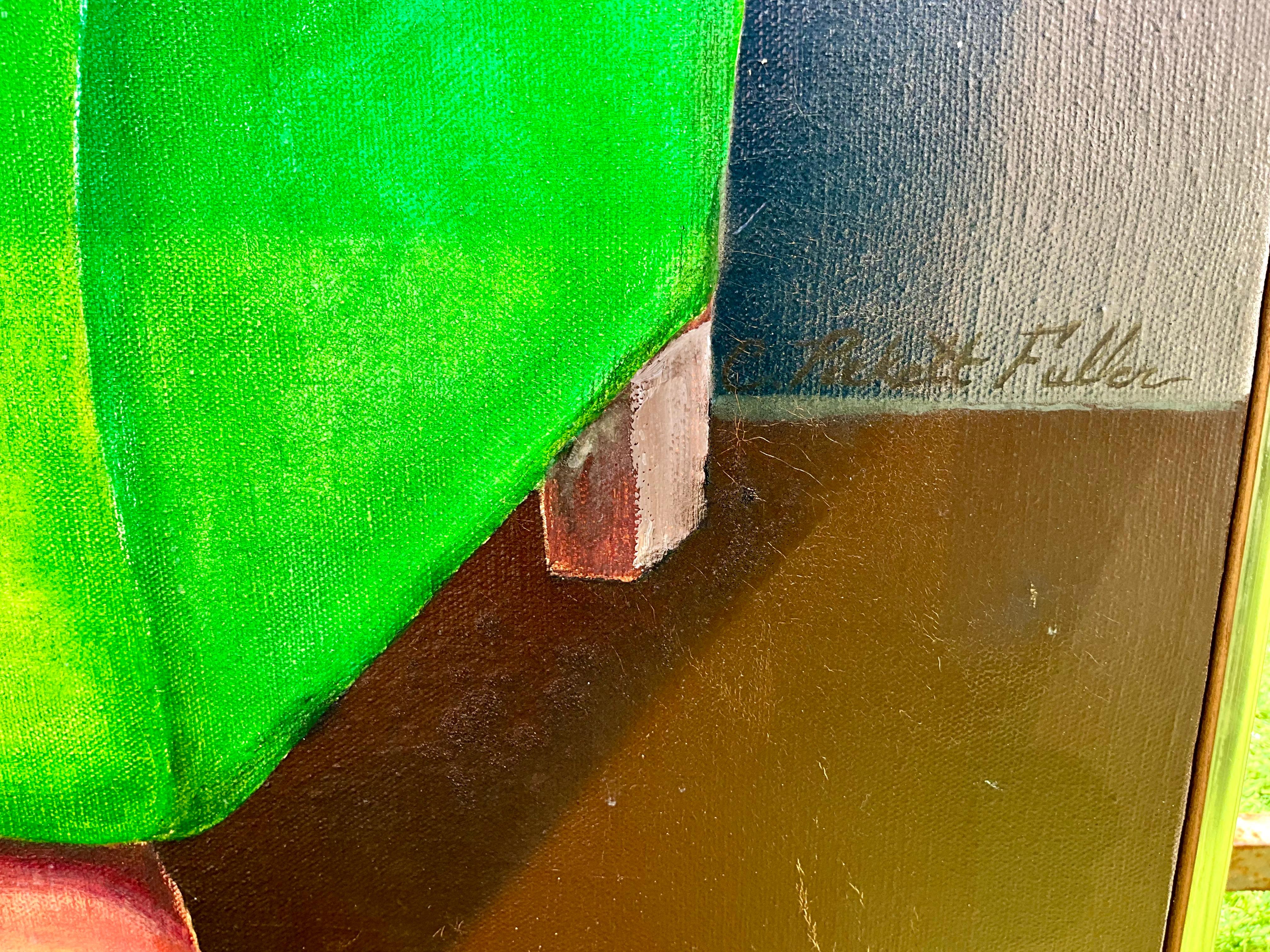 „Inert“ von C. Pickett Fuller: Ein surreales Gemälde im Vintage-Stil (amerikanisch) im Angebot