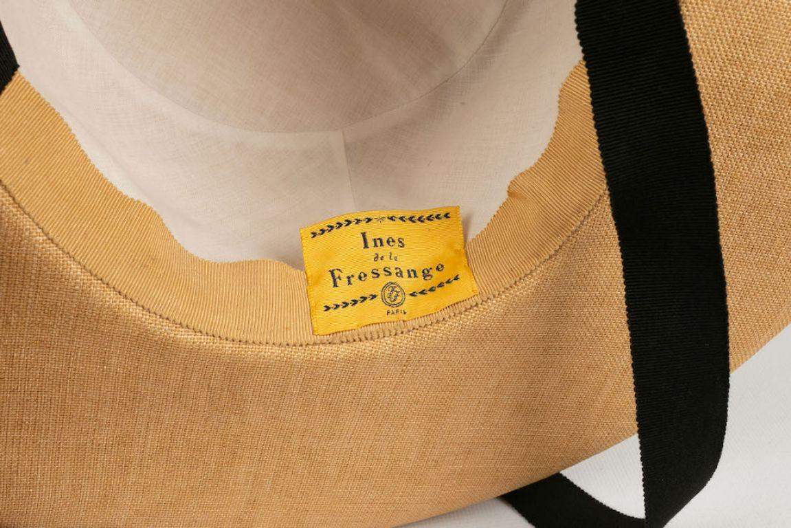 Inès De La Fressange Chapeau de paille Panama en vente 6