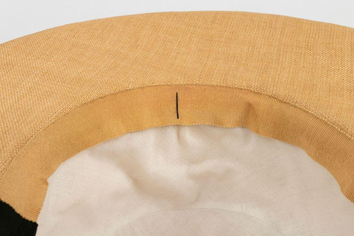 Inès De La Fressange Panama Straw Hat For Sale 4