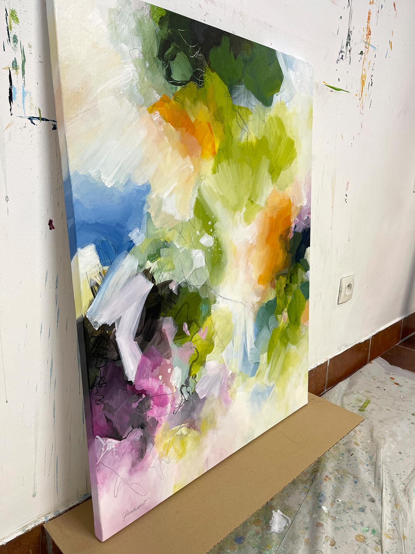 Französische zeitgenössische Kunst von Ines Khadraoui - Ein Sommer in Paris im Angebot 14