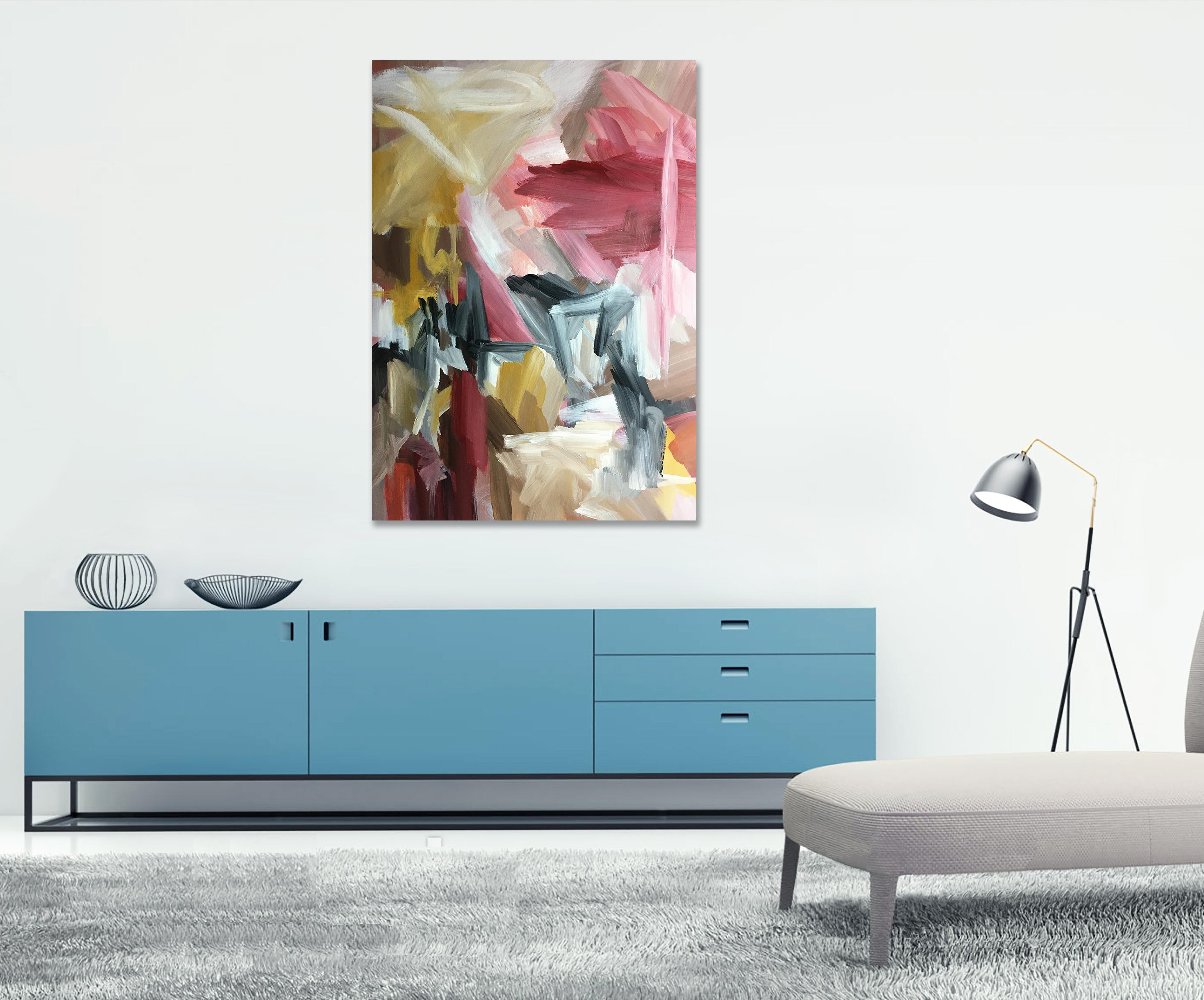 Arte contemporanea francese di Ines Khadraoui - Conversazione in vendita 1