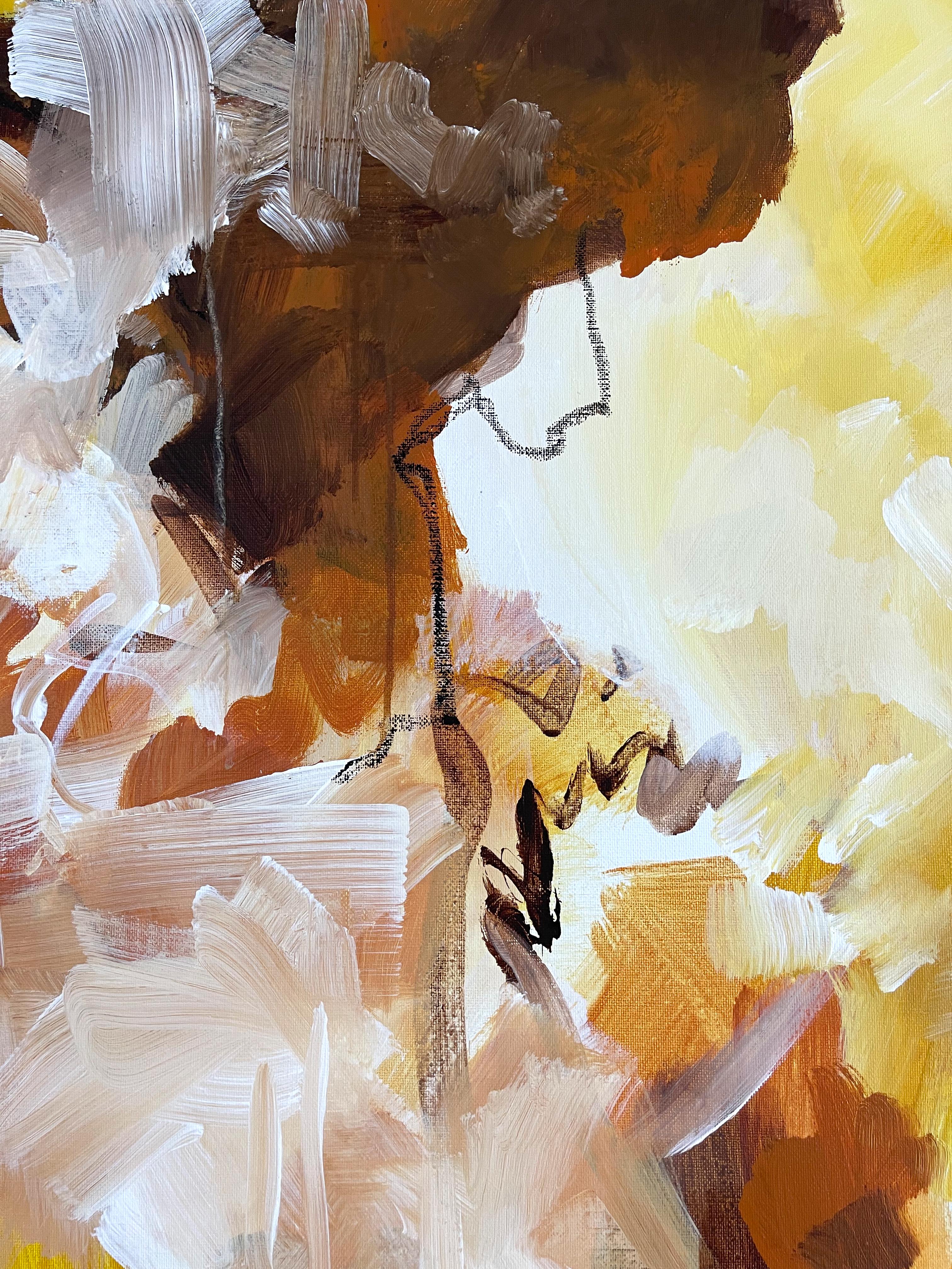 Zeitgenössische französische Kunst von Ines Khadraoui - Prelude d'automne im Angebot 2