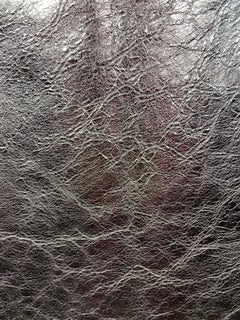 Ines & Marechal Silver Metallic Pencil Leather Skirt