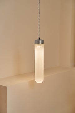 Ines Nickel Plated Brass Ceiling Lamp by Clara Viladecans