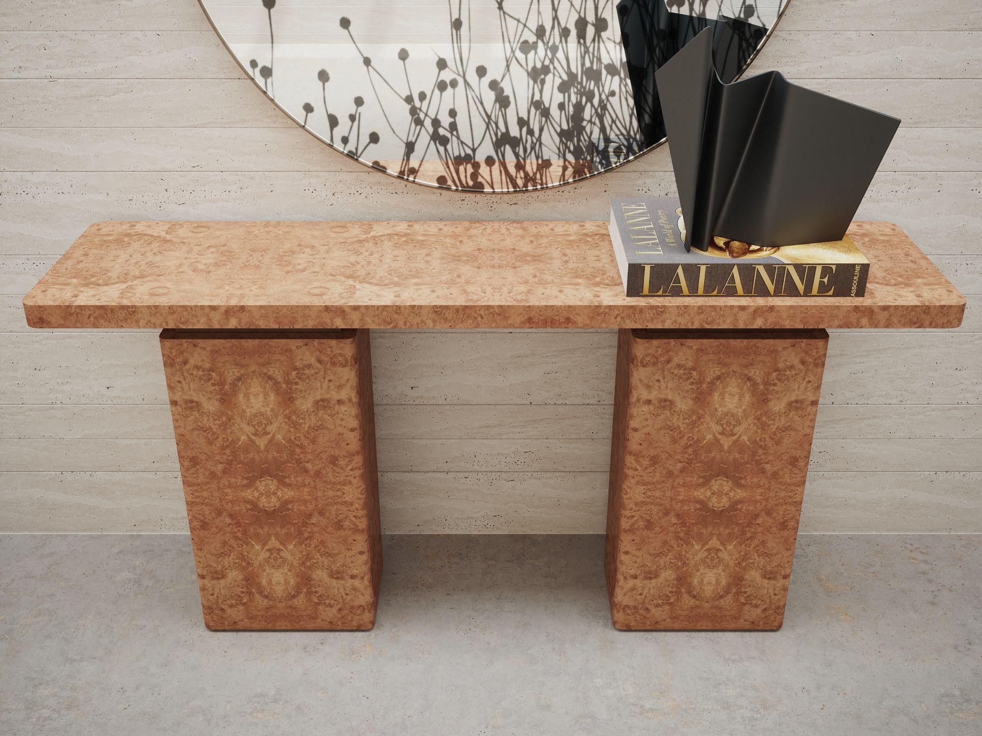 Italian INES Radica Console For Sale