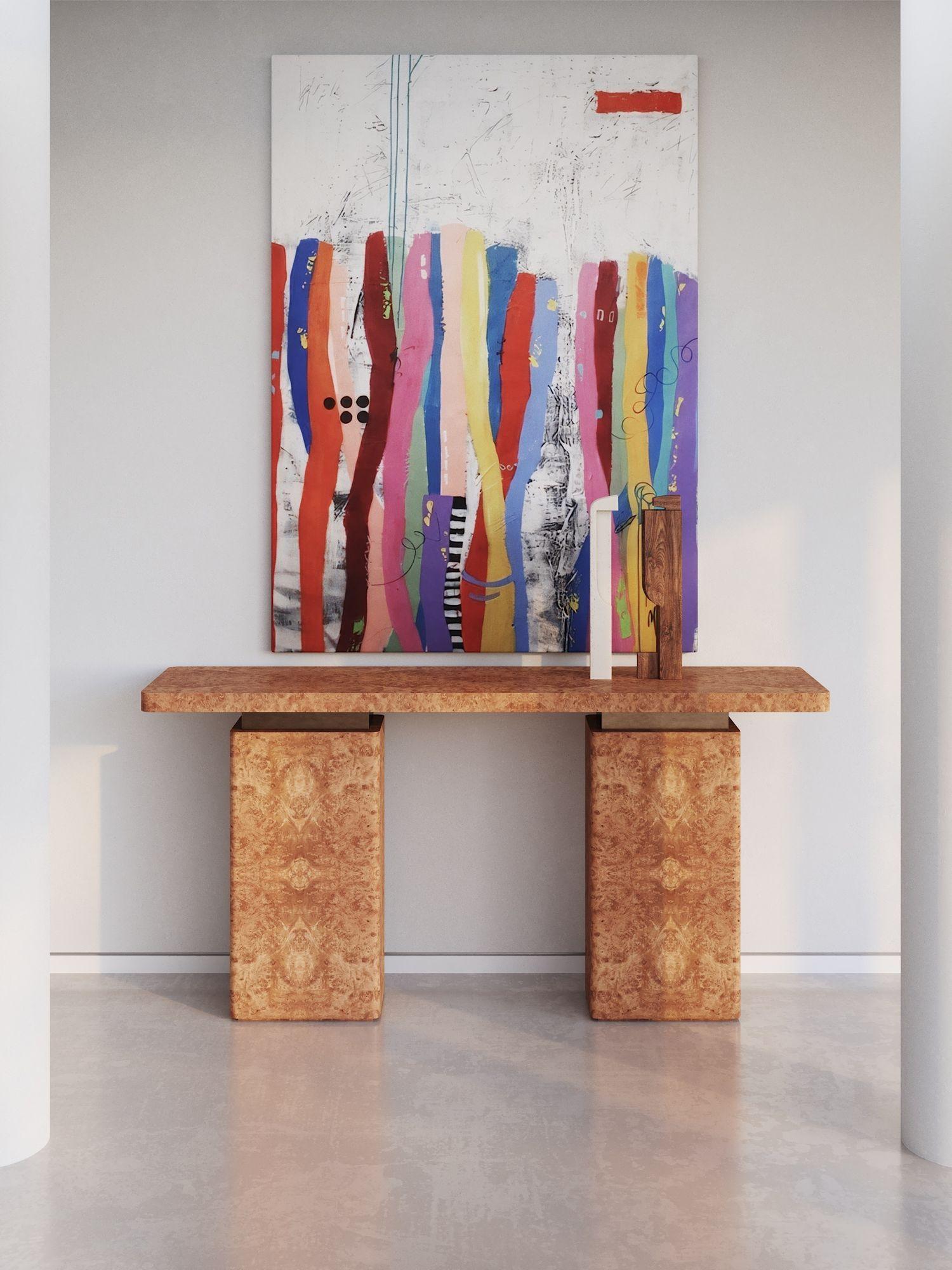 Contemporary INES Radica Console For Sale