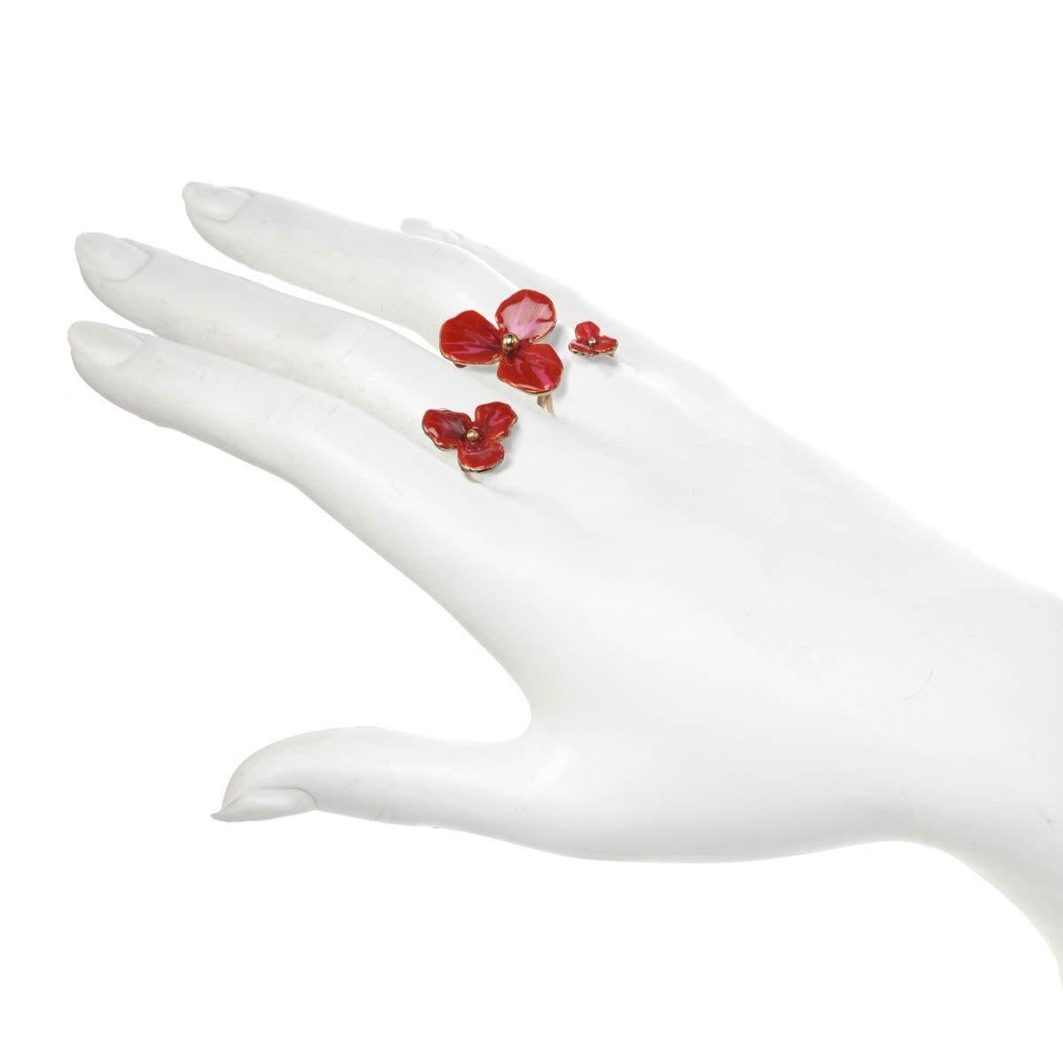 For Sale:  Ines x CINER Floating Flower Ring 2