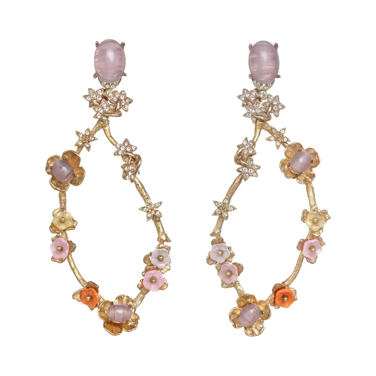 Coppola e Toppo for Armani Pin and Earrings at 1stDibs