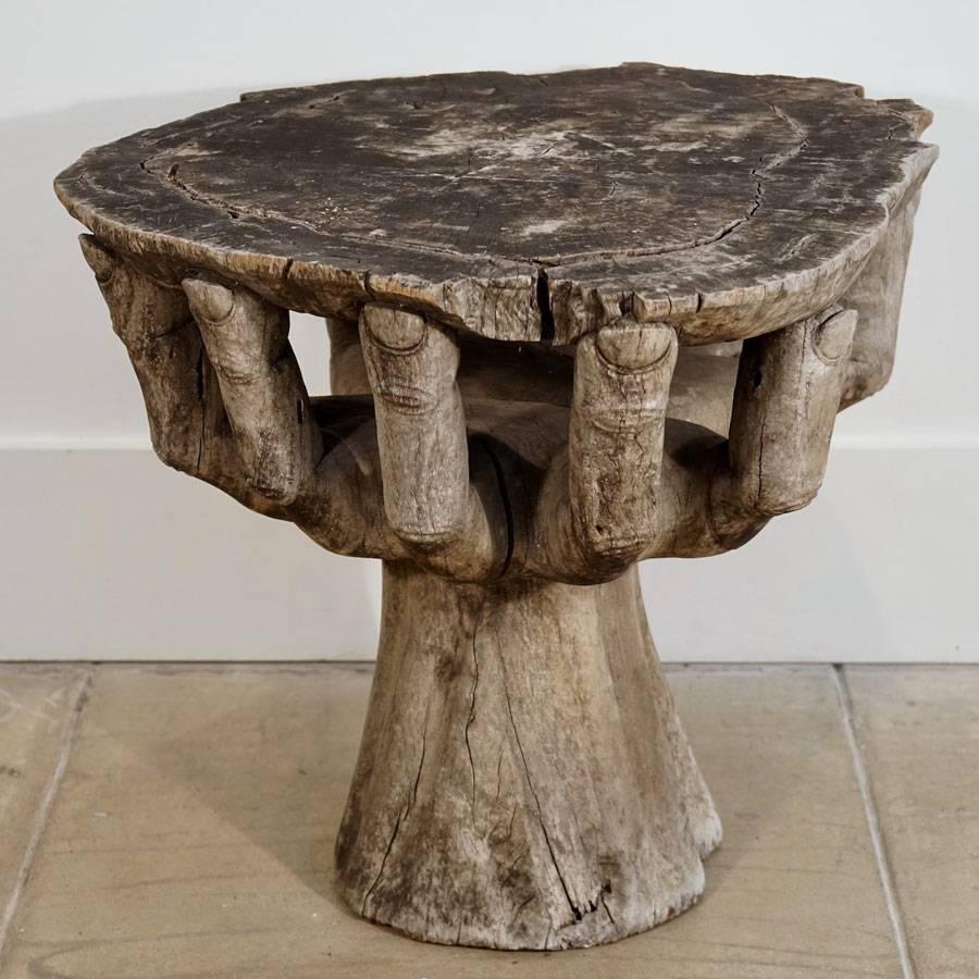 Mid-Century Modern Inexplicably Beautiful Hand Cocktail Table For Sale