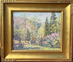 Impressionist Oil Landscape of Forest Scene