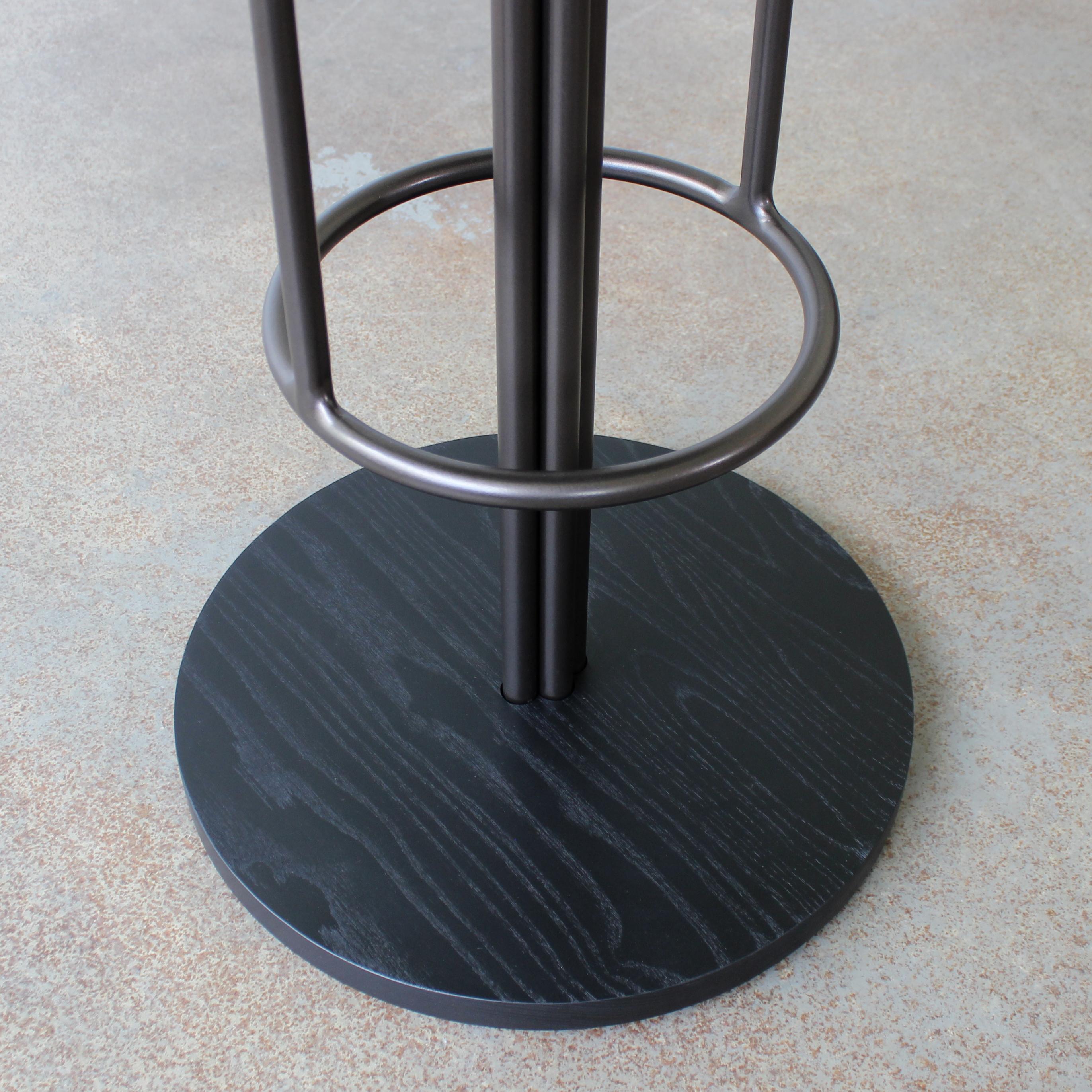 Steel Inez Counter and Barstool by Crump and Kwash For Sale