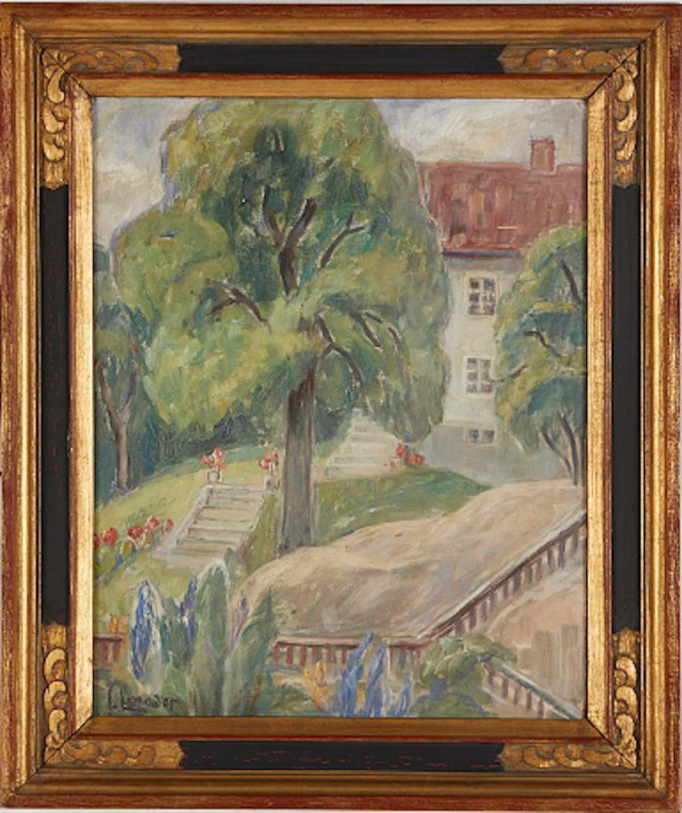 Inez Leander Pittura ad olio su tela, firmata In condizioni buone in vendita a New York, NY