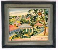 Vintage Virgin Islands Landscape 