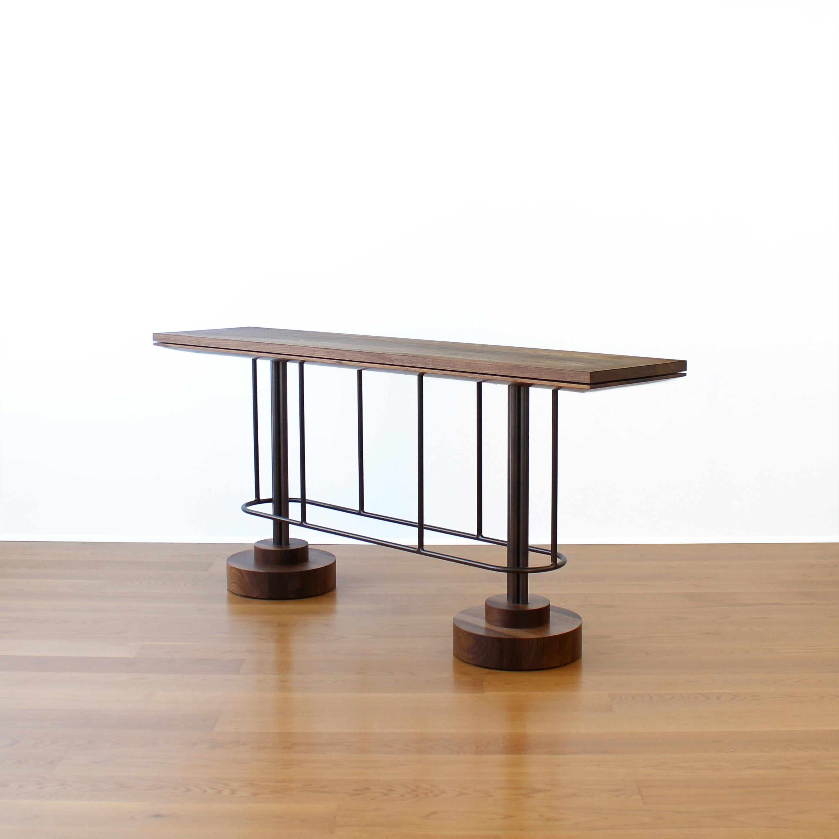 American Inez Modern Console or Entryway Table by Crump and Kwash For Sale