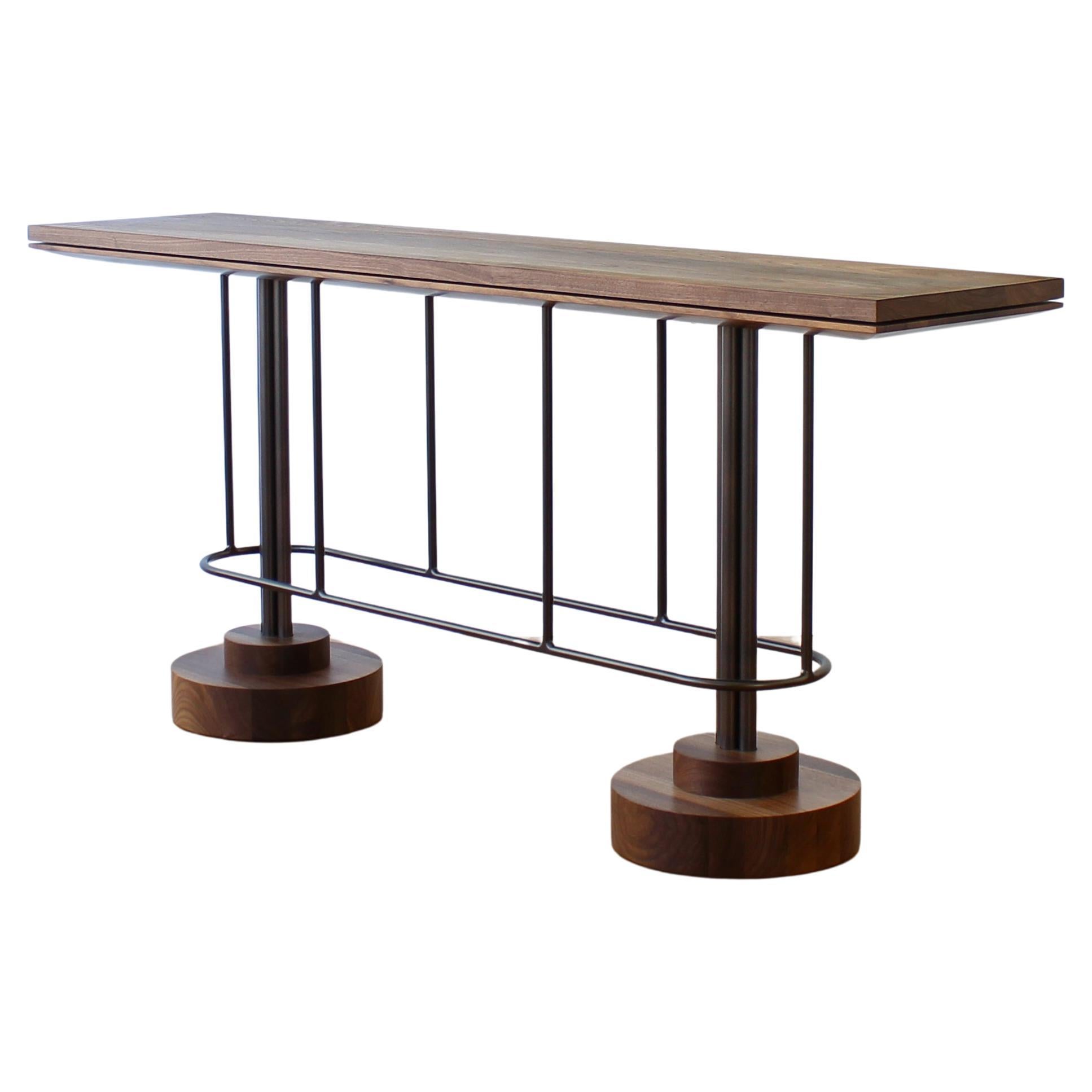 Inez Modern Console or Entryway Table by Crump and Kwash For Sale
