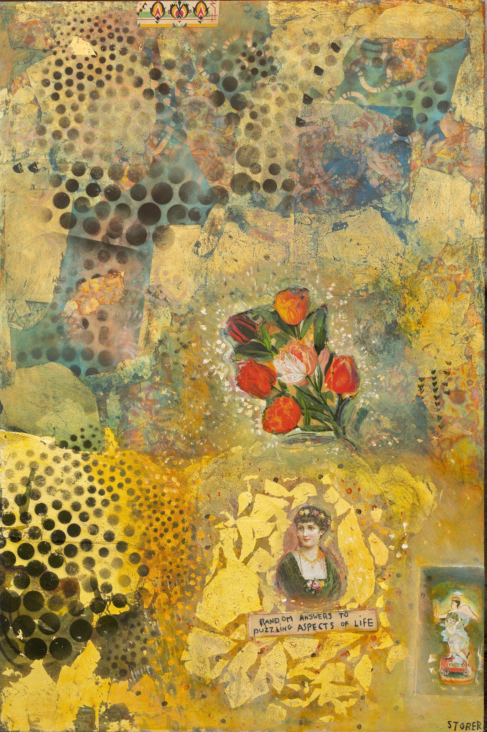 Random Answers to Puzzling Aspects of Life - Mixed Media Art by Inez Storer