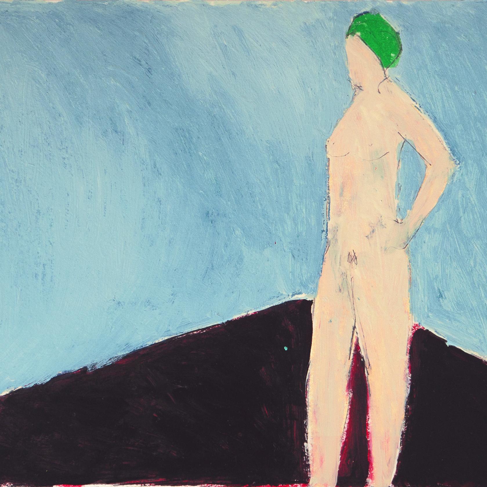  « The Green Hat », Californie, SF Women's College, SF Art Institute, Romanoff en vente 1