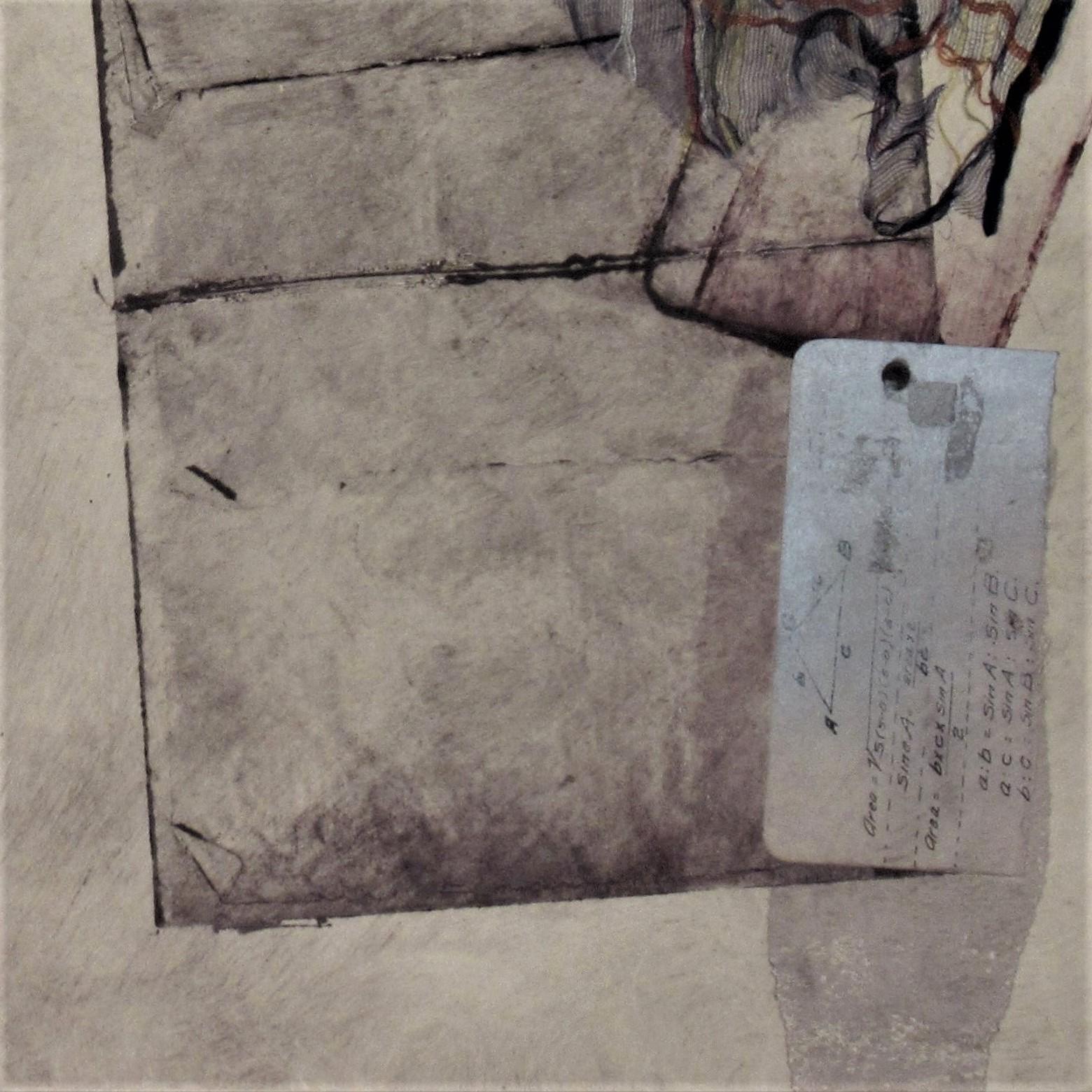 Monotypie „“Diagramme“ mit Collage (Abstrakter Expressionismus), Print, von Inez Storer