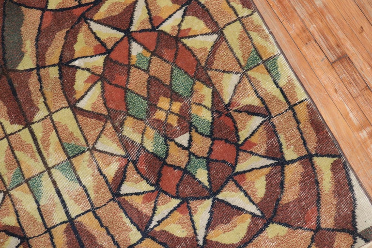 Infamous Turkish Deco Zeki Muren Rug For Sale at 1stDibs